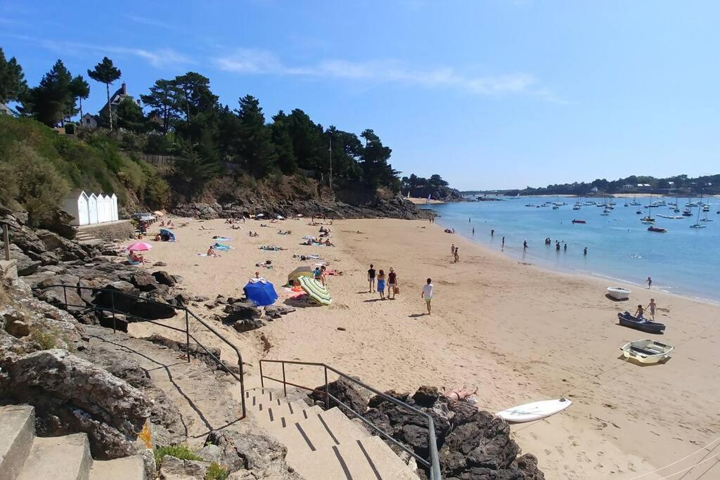 Villa 10P, Exposition Sud, La Plage De Sable Au Bout Du Jardin Saint-Briac-sur-Mer Exteriér fotografie